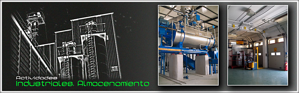 Actividades industriales, almacenamiento